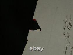 Pierre-François Audry de Puyravault Lettre autographe signée à J. Laffitte 1840