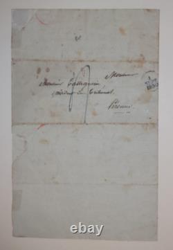 Pierre-Jean BÉRANGER (1780-1857), chansonnier, poète Lettre autographe signée