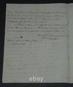 Pierre Napoléon Bonaparte Belle lettre autographe signée à Armand Marrast 1845