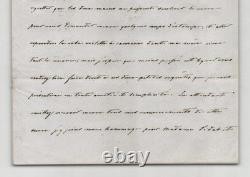 Pierre Simon de Dreux-Brézé prélat et évêque Lettre autographe signée 1849