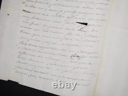 Pierre de Ruel, marquis de Beurnonville Lettre autographe signée 3 pages