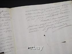 Pierre de Ruel, marquis de Beurnonville Lettre autographe signée 3 pages