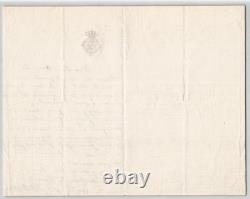 Prince Joachim Murat 2 lettres autographes signées Steeple-chases 1869