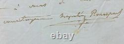 Prince NAPOLÉON BONAPARTE lettre autographe signée Mieroslawski Pologne 1848
