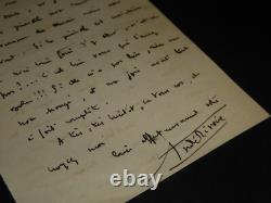 RIVOIRE André LETTRE AUTOGRAPHE SIGNÉE, ECHO DE PARIS, GUERRE