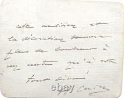 ROSA BONHEUR CAÏN Auguste, Georges, Henri. 3 artistes lettres signées 1873-96