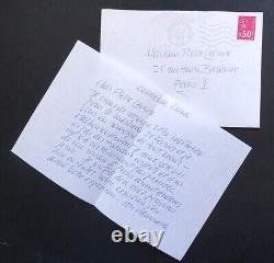 Raoul UBAC LETTRE AUTOGRAPHE SIGNEE A PIERRE LECUIRE DATEE DU 27 FEVRIER 1973