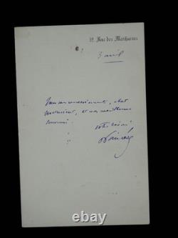 Raymond POINCARE lettre autographe signée