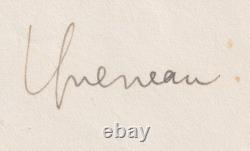 Raymond QUENEAU Lettre autographe signée Pléiade Gallimard