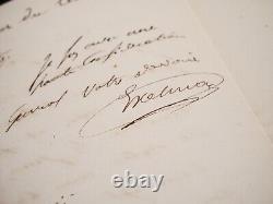 Rémy Joseph Isidore, comte Exelmans Maréchal Lettre autographe signée