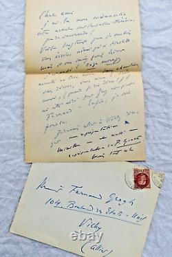 Renaldo HAHN (PROUST) lettre autographe manuscrite & signée