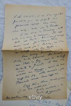 Renaldo HAHN (PROUST) lettre autographe manuscrite & signée
