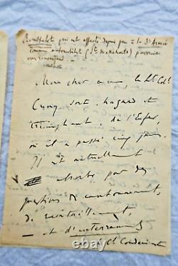 Renaldo HAHN (PROUST) lettre autographe manuscrite & signée GUERRE