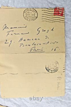 Renaldo HAHN (PROUST) lettres & cartes autographes manuscrites & signées