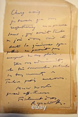 Renaldo HAHN (PROUST) lettres & cartes autographes manuscrites & signées