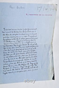 René Boylesve 3 belles lettres autographes signées