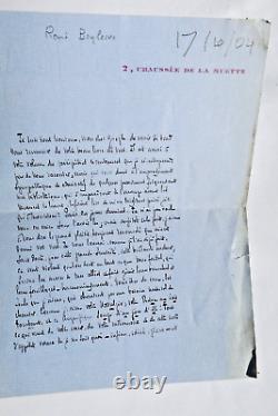 René Boylesve 3 belles lettres autographes signées
