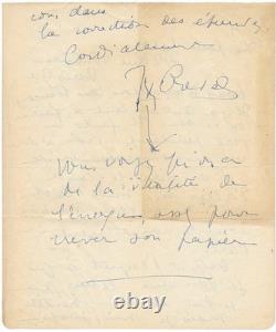 René CREVEL / 2 lettres aut. Signées + Éd. Originale + un long envoi autographe