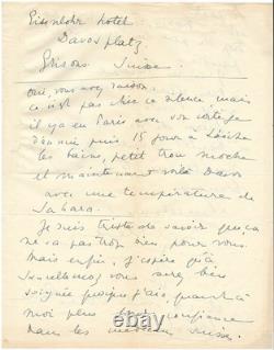 René CREVEL / 2 lettres aut. Signées + Éd. Originale + un long envoi autographe