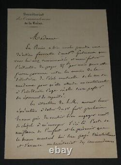 René-Léon BOREL DE BRETIZEL- LETTRE AUTOGRAPHE SIGNÉE 1841 2 pages