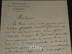 René-Léon BOREL DE BRETIZEL- LETTRE AUTOGRAPHE SIGNÉE 1841 2 pages