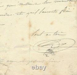 Révolution 1830 témoignage formidable lettre autographe signée à Antoine Gelée