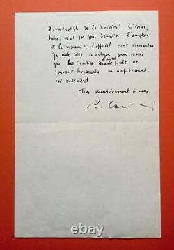 Roger CAILLOIS Lettre autographe signée / SOLJENITSYNE