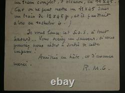 Roger Martin Du Gard Lettre Autographe Signee 2 Pages Du 26 Juillet 1946