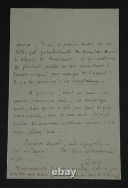 Roger Martin du Gard, Écrivain Lettre autographe signée 1926