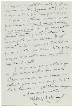 Romain ROLLAND / Lettre autographe signée / L'Humanité / Communisme / Doumer