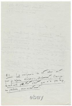 Romain ROLLAND / Lettre autographe signée / L'Humanité / Communisme / Doumer