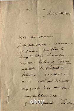 SAINTE BEUVE (Charles) Lettres autographes signées et documents (fils et père)