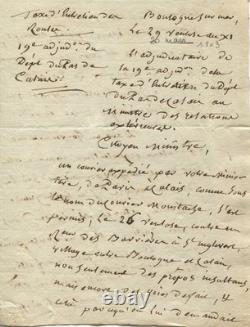 SAINTE BEUVE (Charles) Lettres autographes signées et documents (fils et père)