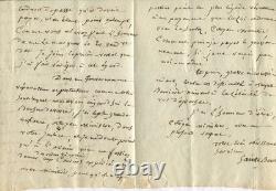 SAINTE BEUVE (Charles) Lettres autographes signées et documents (fils et père)