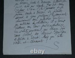 Salomon REINACH LETTRE AUTOGRAPHE SIGNÉE Boulogne-sur-Seine 2 pages 1928