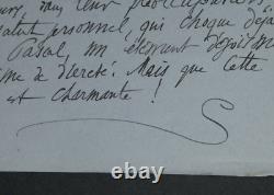 Salomon REINACH LETTRE AUTOGRAPHE SIGNÉE Boulogne-sur-Seine 2 pages 1928