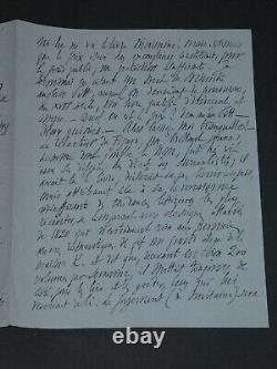 Salomon REINACH LETTRE AUTOGRAPHE SIGNÉE Boulogne-sur-Seine 4 pages 1928