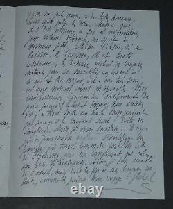 Salomon REINACH LETTRE AUTOGRAPHE SIGNÉE Boulogne-sur-Seine 4 pages 1928