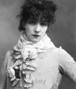 Sarah BERNHARDT Lettre autographe signée en guerre contre la Présidente