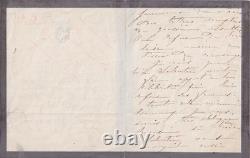 Sarah BERNHARDT Lettre autographe signée en guerre contre la Présidente