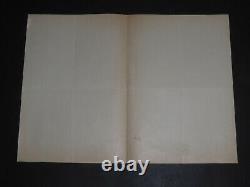 Serge Basset Lettre Autographe Signee Milan Brescia Italie 1914-18 Censure