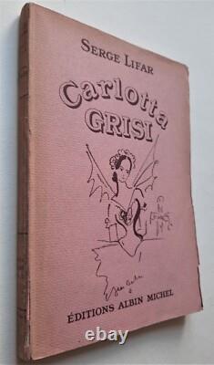 Serge LIFAR envoi autographe signé danse Carlotta Grisi