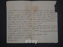 Stanislas Le chevalier de BOUFFLERS Lettre autographe signée, 1762, 3 pages