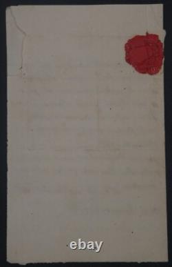 Stanislas Le chevalier de BOUFFLERS Lettre autographe signée, 1762, 3 pages