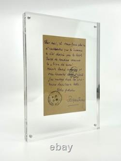 Stefan ZWEIG Lettre autographe signée Carte Exil à Londres 1934