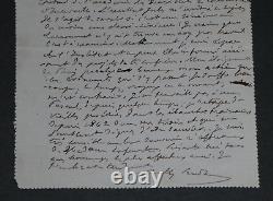 Sully PRUDHOMME LETTRE AUTOGRAPHE SIGNÉE À Georges LAFENESTRE Poésies 1903
