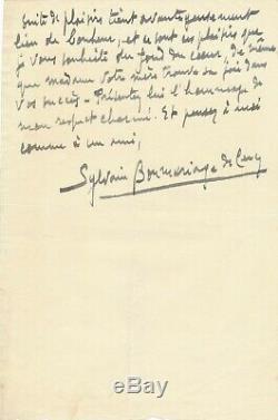 Sylvain BONMARIAGE lettre autographe signée à M. Rostand sur Proust amoureux