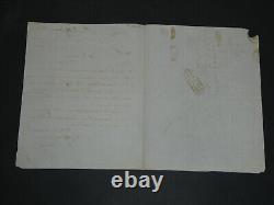 Théodore Charlet (secrétaire de Madame Royale) Lettre autographe signée- 1821