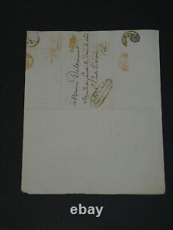 Théodore Charlet (secrétaire de Madame Royale) Lettre autographe signée- 1821