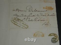 Théodore Charlet (secrétaire de Madame Royale) Lettre autographe signée- 1821